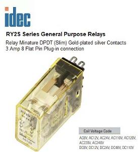 RELAY DPDT 24VDC 3A RELAY DPDT 24VDC 3A