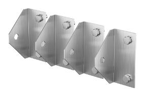 WALL MOUNTING BRACKET STAIN STEEL SET4 WALL MOUNTING BRACKET STAIN STEEL SET4