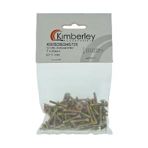 SCREW S/DRILL STEEL BUGLE 7X25MM 100PK SCREW S/DRILL STEEL BUGLE 7X25MM 100PK