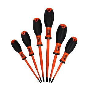 INSULATED SCREWDRIVER KIT 1000V 6 PCE INSULATED SCREWDRIVER KIT 1000V 6 PCE