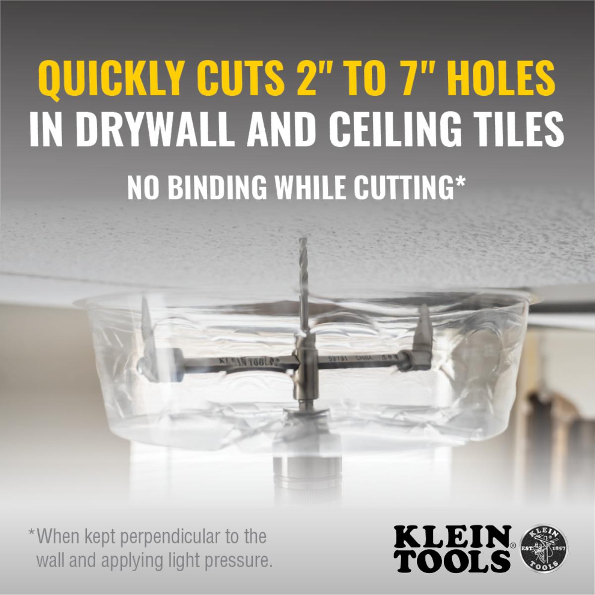 ADJUSTABLE HOLE SAW 2IN TO 7IN