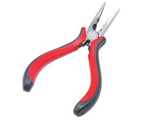 LONG NOSE PLIERS 125MM SPRING ACTION
