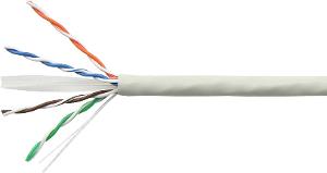 CAT6 U/UTP 4PR 23AWG SOLID GREY 305M