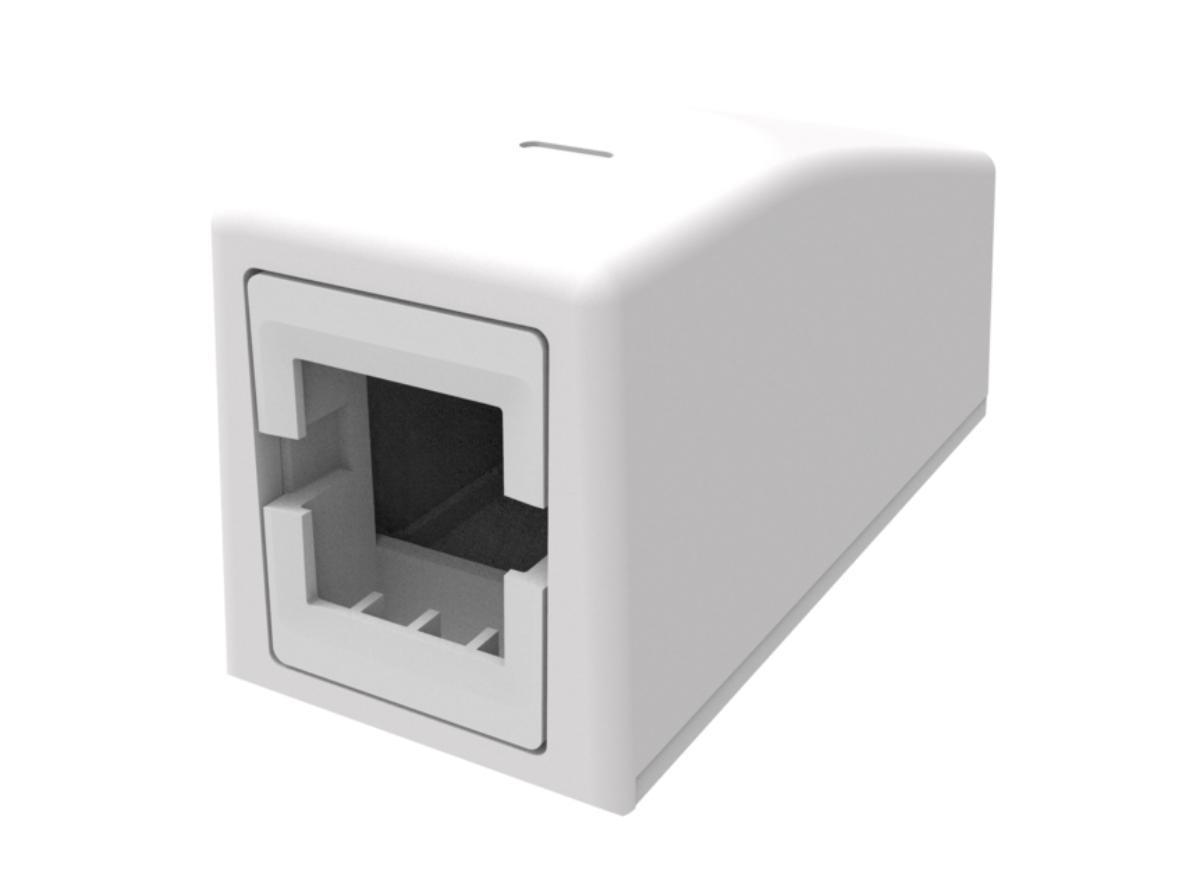 SURFACE MOUNT BOX UNIVERSAL 1PORT WHITE