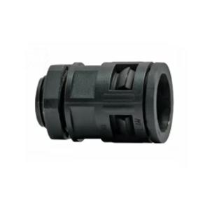NYLON ADAPTOR STRAIGHT BLACK 20-20MM NYLON ADAPTOR STRAIGHT BLACK 20-20MM