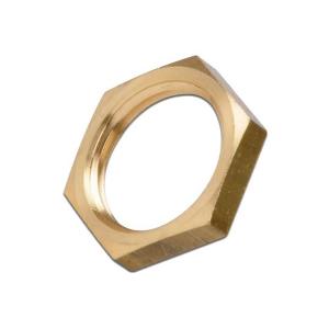 HEX LOCKNUT NICKLE PLATED BRASS 25MM HEX LOCKNUT NICKLE PLATED BRASS 25MM