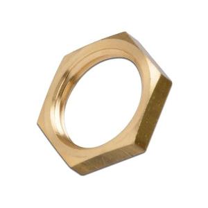 HEX LOCKNUT NICKLE PLATED BRASS 32MM HEX LOCKNUT NICKLE PLATED BRASS 32MM