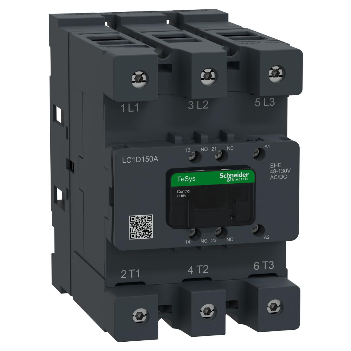 CONTACTOR 150A AC3 3P 48-130VACDC EVLK