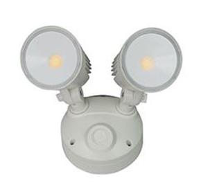 CHASE 20W LED DOUBLE SPOT WALL LIGHT WHT
