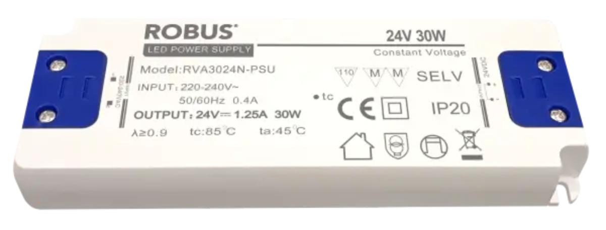 LED STRIP DRIVER VEGAS 24V 30W CV IP20