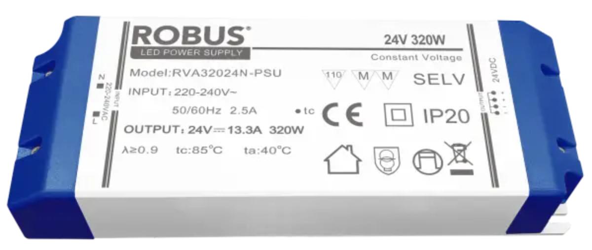 LED STRIP DRIVER VEGAS 24V 320W CV IP20