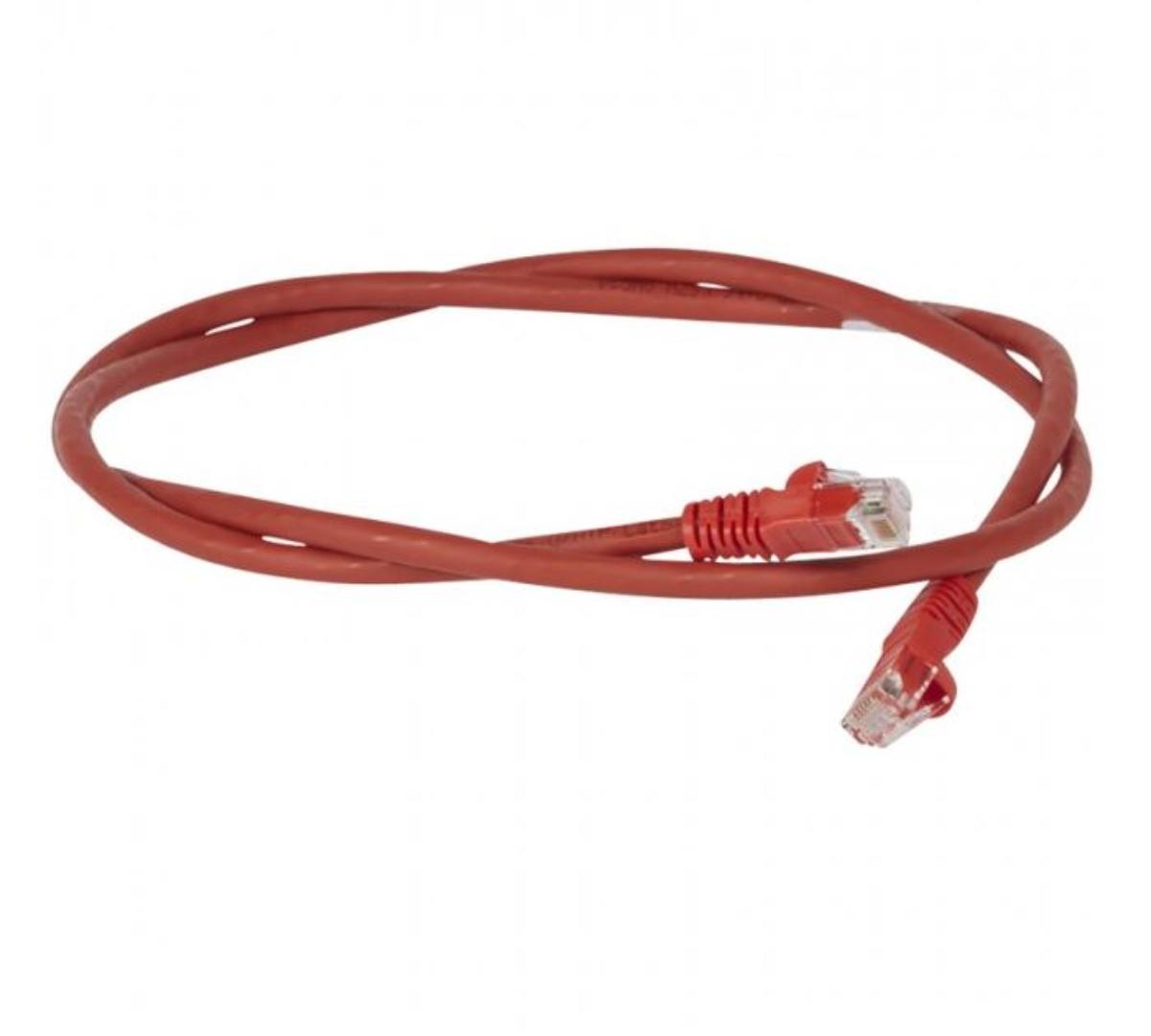 PATCHLEAD CAT6 RJ45 U/UTP RED 1M