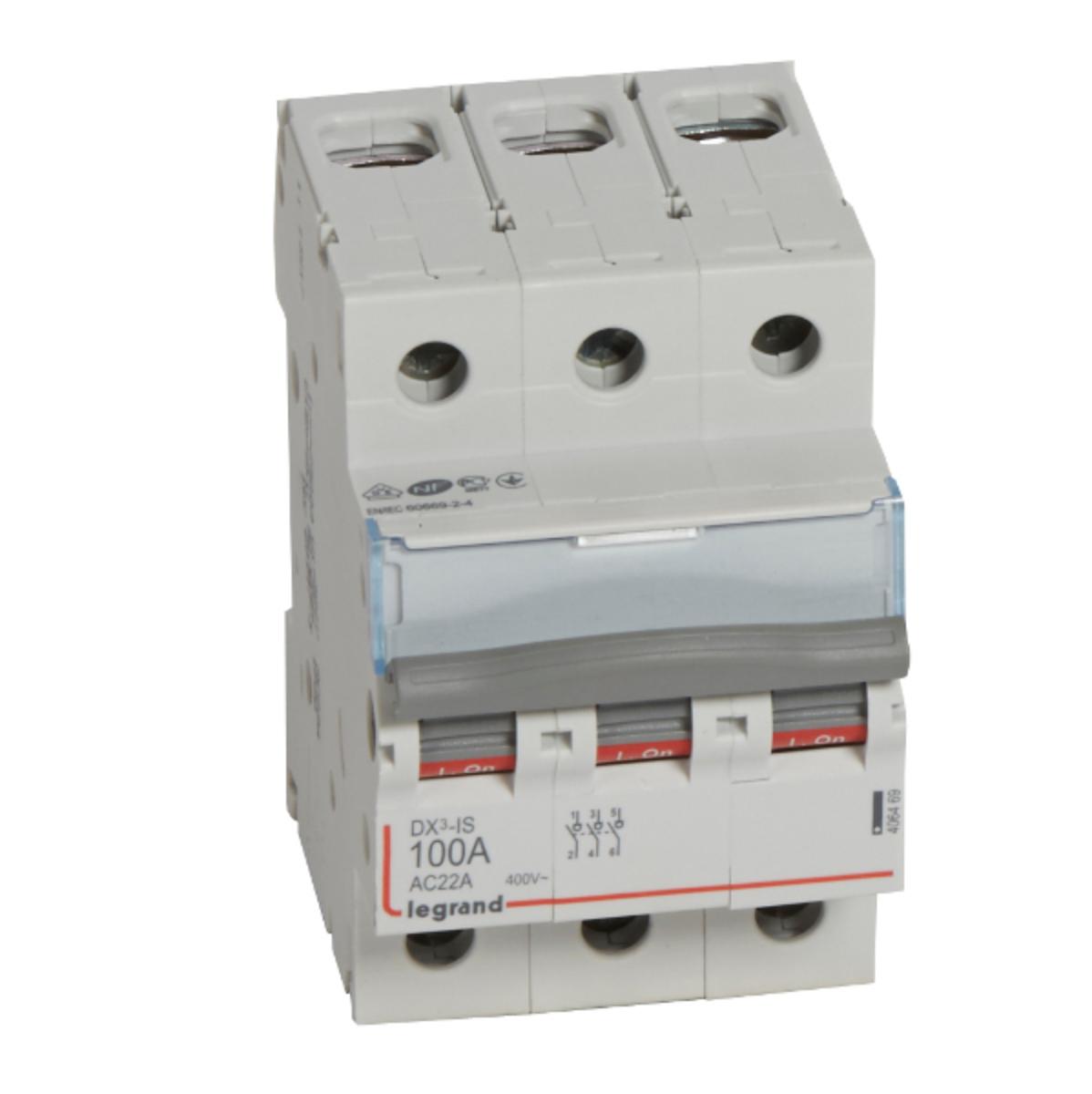 ISOLATING SWITCH DX3 3P 100A