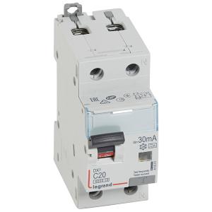 RCBO DX3 1P+N 20A 30MA CL A 2 MODULE RCBO DX3 1P+N 20A 30MA CL A 2 MODULE