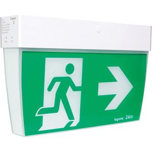 LED EMERG EXIT ECONOMY WHITE