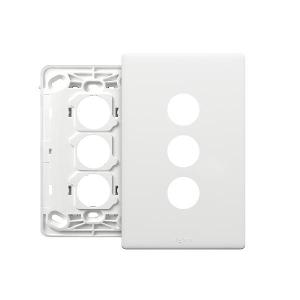 EXCEL LIFE 3 GANG GRID & COVERPLATE MATT EXCEL LIFE 3 GANG GRID & COVERPLATE MATT
