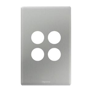 EXCEL E-DED 770/4 COVER-PLATE MATT SILV EXCEL E-DED 770/4 COVER-PLATE MATT SILV