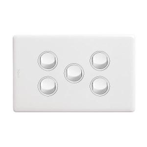 EXCEL E-DED 16A 5G SWITCH HORIZONTAL WHT EXCEL E-DED 16A 5G SWITCH HORIZONTAL WHT