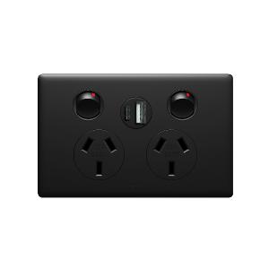 DGPO 10A WITH INTEGRATED USB 2.4A TYPE A DGPO 10A WITH INTEGRATED USB 2.4A TYPE A