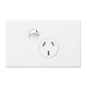 E-DED 10A 1-GANG ROUND-EARTH POWERPOINT E-DED 10A 1-GANG ROUND-EARTH POWERPOINT