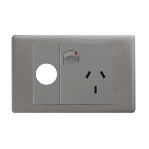 EXCEL LIFE DED SINGLE GPO UNSW 32A BLACK EXCEL LIFE DED SINGLE GPO UNSW 32A BLACK