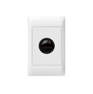 DEDIC 40A 1G 2P SWITCH ENGR COOKTOP BLK DEDIC 40A 1G 2P SWITCH ENGR COOKTOP BLK