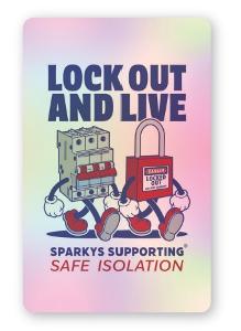 ELECTRICAL SAFETY AWARENESS STICKER 10PK ELECTRICAL SAFETY AWARENESS STICKER 10PK