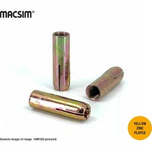 ANCHOR DROP IN STRAIGHTS 10MM ZINC PLATE ANCHOR DROP IN STRAIGHTS 10MM ZINC PLATE