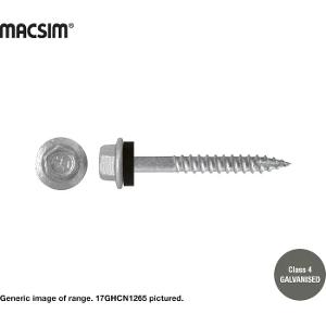 SCREW MULTIPURPOSE TYPE 17 12GX50MM GALV SCREW MULTIPURPOSE TYPE 17 12GX50MM GALV