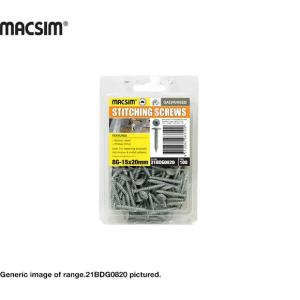 SCREW BUTTON STITCH 8G X 25MM GAL PK 100 SCREW BUTTON STITCH 8G X 25MM GAL PK 100