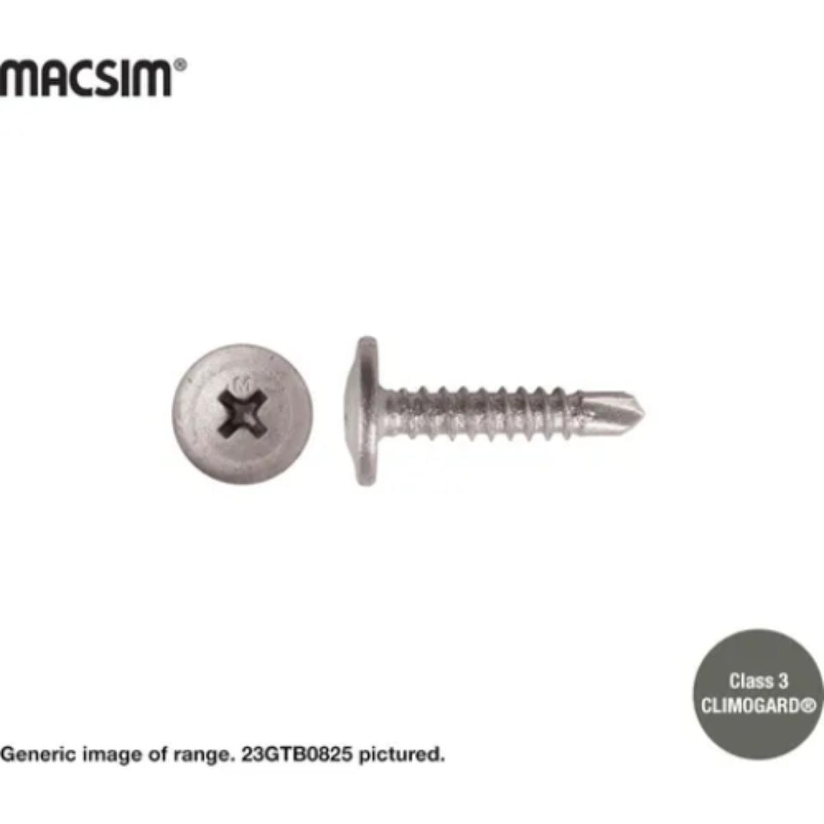SCREW SELF DRILL BUTTON 8 X 20MM PER 100