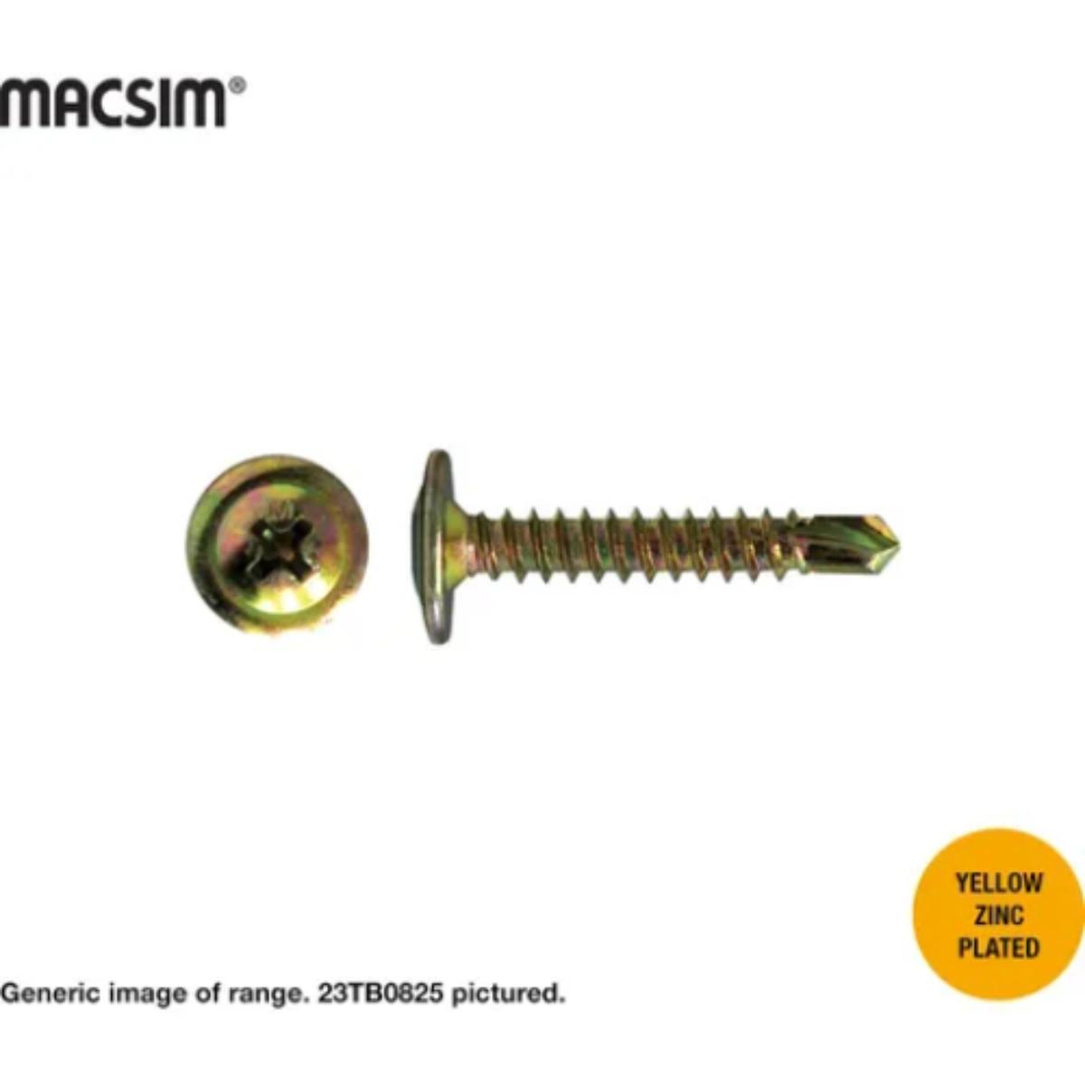 SCREW MULTIPURPOSE 8G X 25MM ZINC PK 100