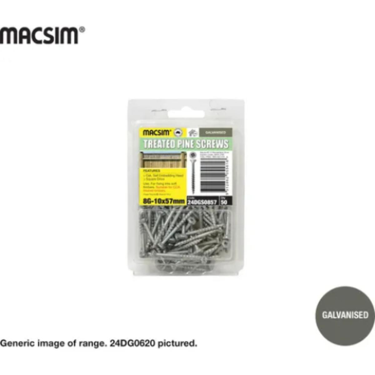 SCREW TREATED PINE 8 X 32MM GAL PER 100