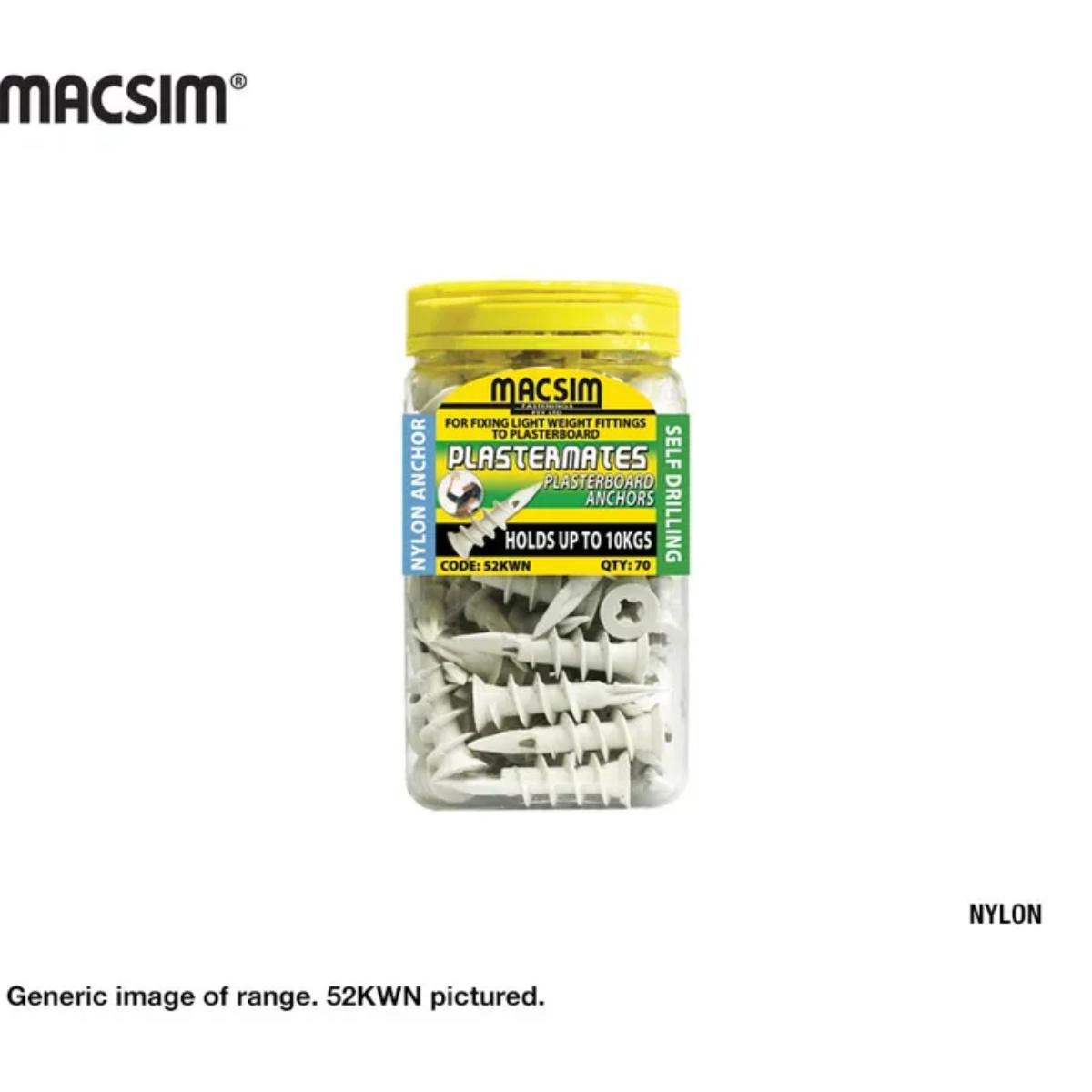 ANCHOR PLASTERMATE NYLON SUIT 8G SCREW
