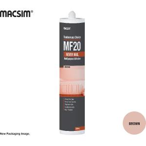 NEVER NAIL CONSTRUCTION ADHESIVE BROWN NEVER NAIL CONSTRUCTION ADHESIVE BROWN