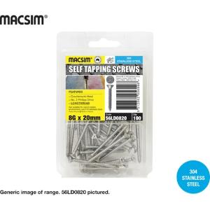 SCREW LONGTHREAD 8X25MM 304 S/STL SCREW LONGTHREAD 8X25MM 304 S/STL