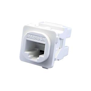 CAT5E RJ45 DATA JACK CLIPSAL STYLE WHITE