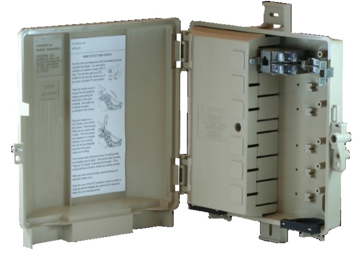 NETWORK TERMINATION DEVICE NTD ENCL