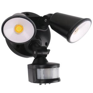 LED SENSOR LGT TWIN DEFENDER 20W CCT BLK LED SENSOR LGT TWIN DEFENDER 20W CCT BLK