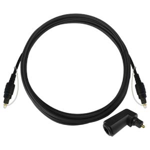 TOSLINK LEAD AND RIGHT ANGLE ADAPTOR 3M TOSLINK LEAD AND RIGHT ANGLE ADAPTOR 3M