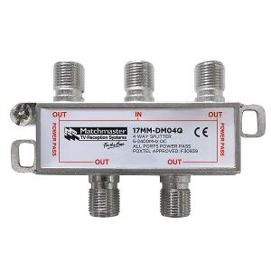 SPLITTER 4 WAY FOR TDT SYSTEMS F TYPE SPLITTER 4 WAY FOR TDT SYSTEMS F TYPE