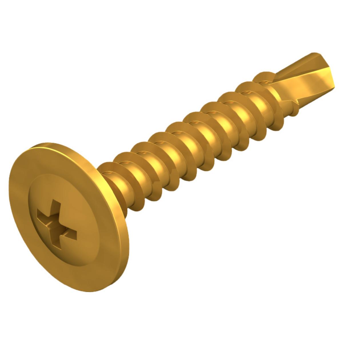 BUTTON HEAD DRILL POINT SCREW 8G X 16MM