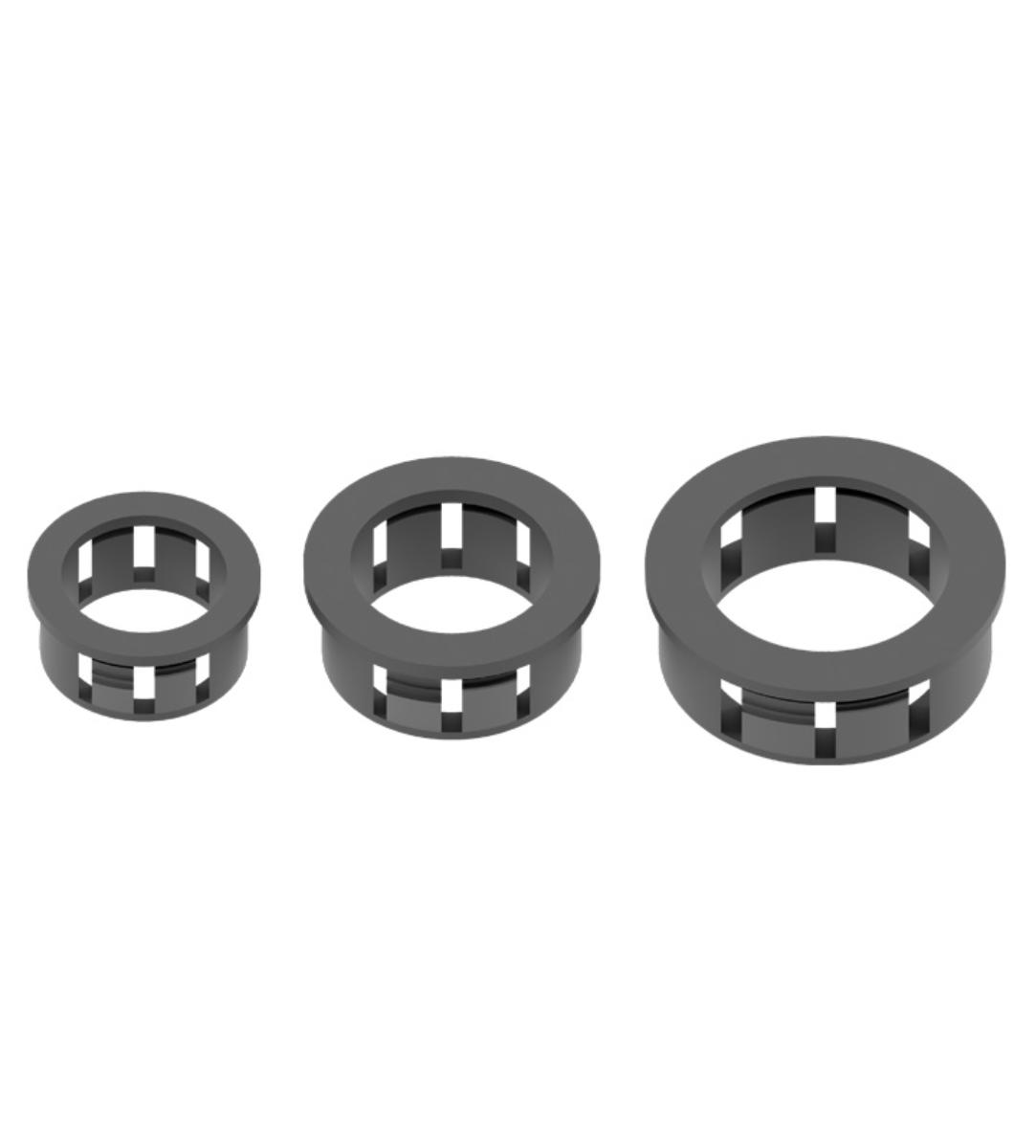 SNAP BUSHING NYLON 25MM BLACK