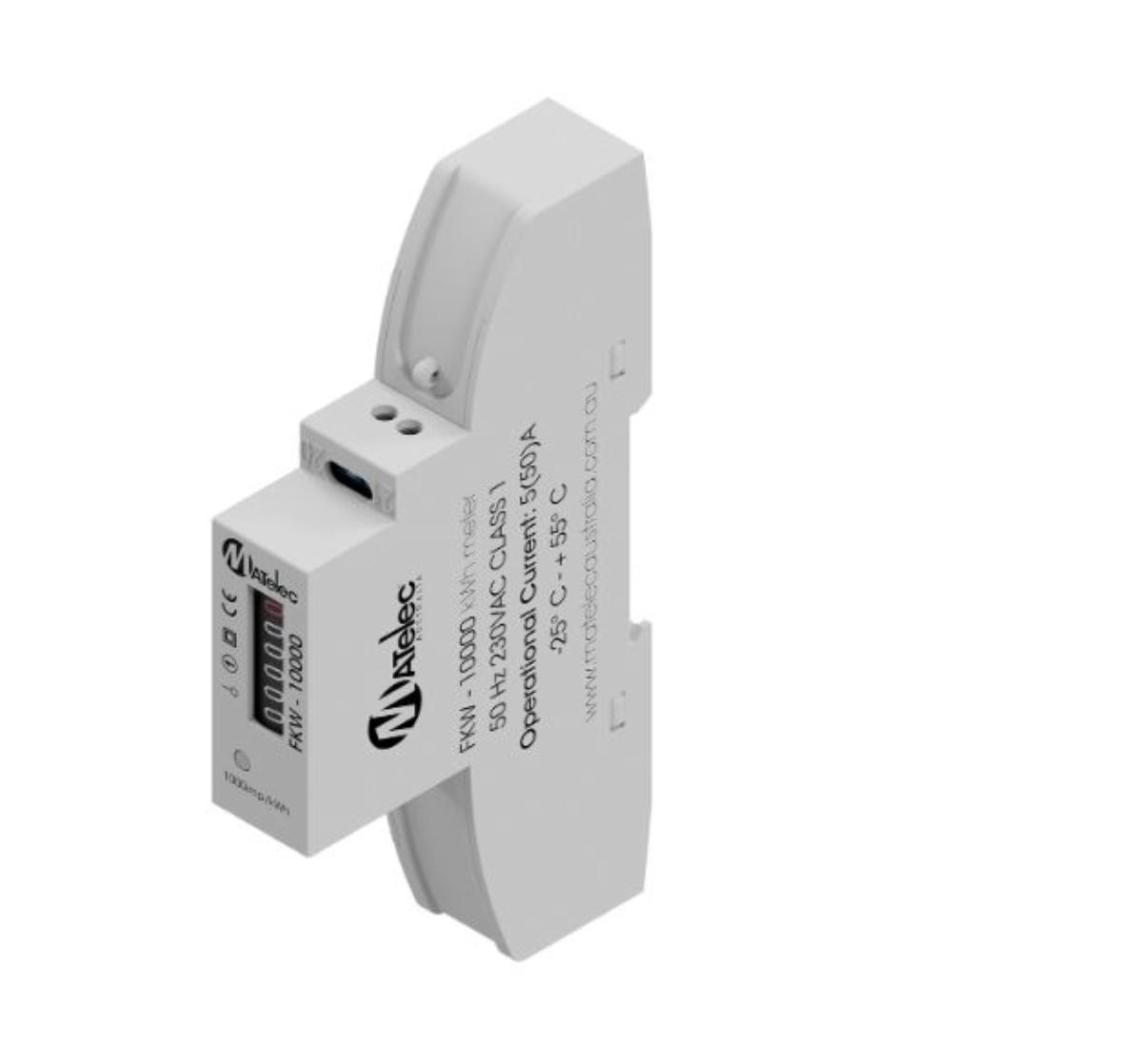 KILOWATT HOUR METER DIN 1PH 50A