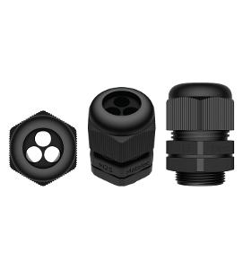 NYLON GLAND MULTI-HOLE M25 2X5.7MM HOLE NYLON GLAND MULTI-HOLE M25 2X5.7MM HOLE