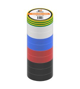 ELECTRICAL INSULAT TAPE RAINBOW PACK 10 ELECTRICAL INSULAT TAPE RAINBOW PACK 10