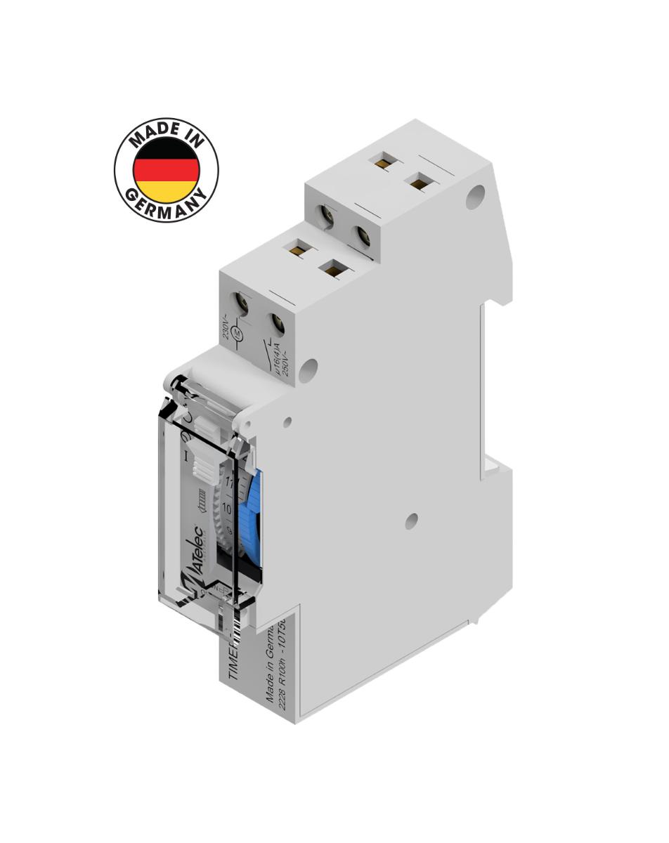TIMER - DIN ANALOGUE 16A 24HR C/W BBU