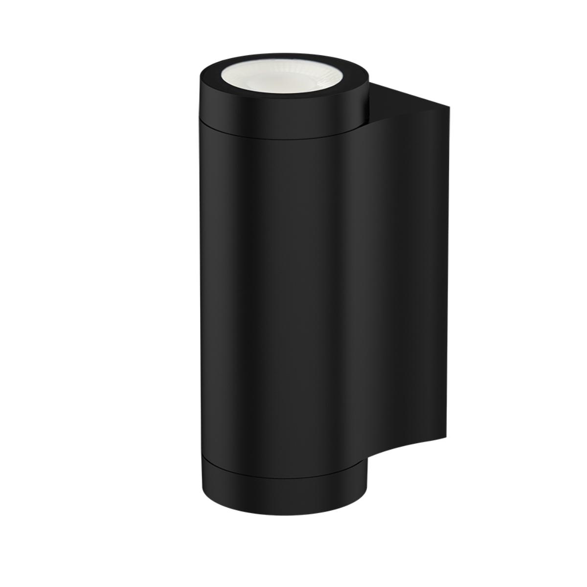 15W W/LIGHT UP/DOWN 3CCT IP65 BLACK PA12
