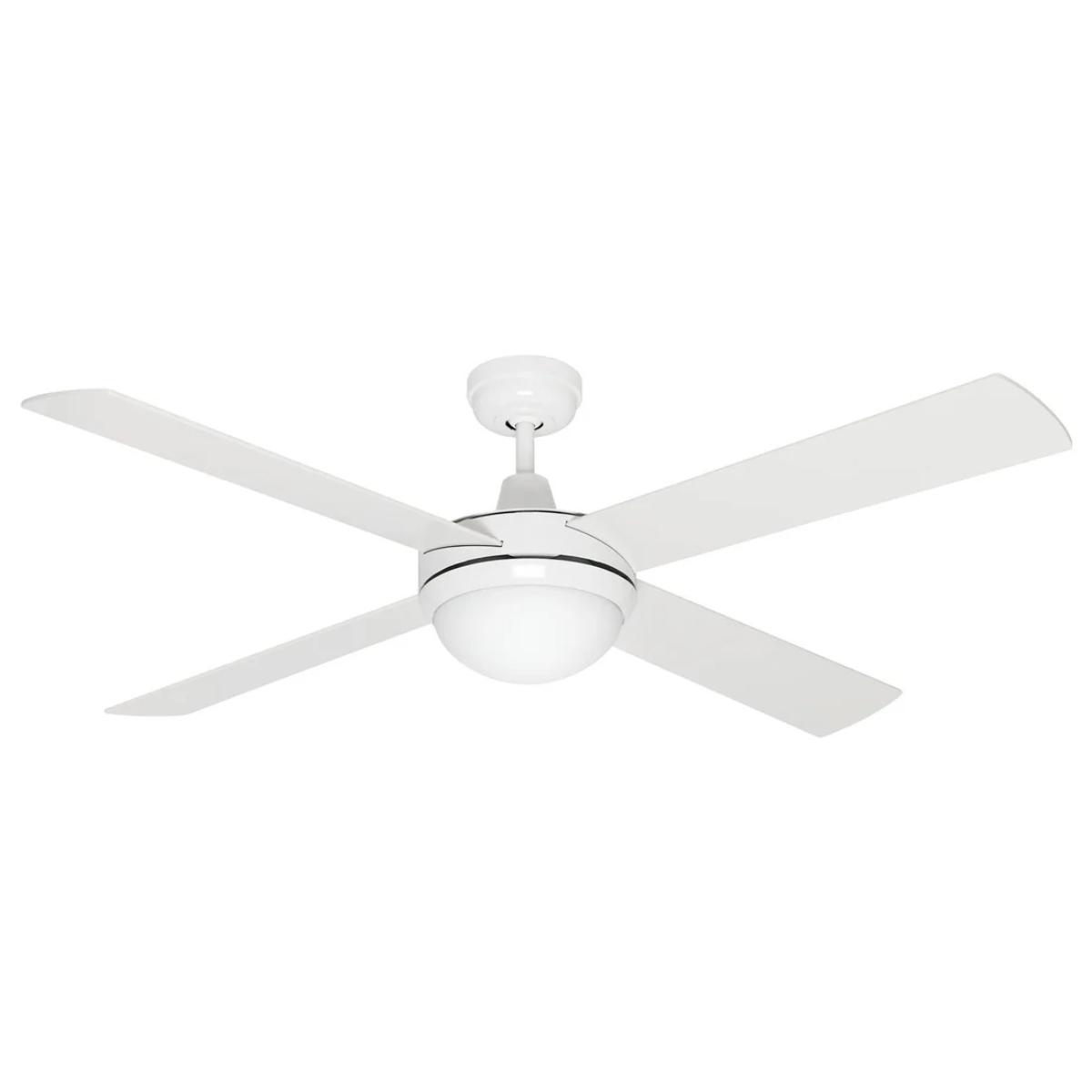 C/FAN CAPRICE 52" 1320MM 4BL AC + LGT WH