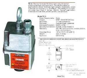 TILT SWITCH LIGHT DUTY TC-3